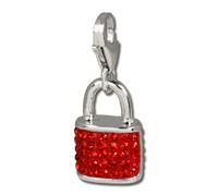 Silberdream Pendentif À Breloque Rouge Pour Femme En Argent 925 Avec Zircone Gsc514r