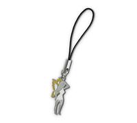Silberdream Pendentif Acier Inoxydable Doré Ene Fée - Téléphone, Sacs - Pendentif Fc4004