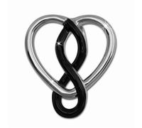 Silberdream Pendentif Chaîne Coeur Argent Sterling 925 Noirci Sdh452s