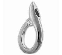 Silberdream Pendentif Chaîne Goutte Zircone Collier Femme Argent 925 Sdh423w