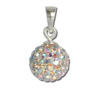 Silberdream Pendentif Chaîne Zircone Argent 925 Blanc Gsh102