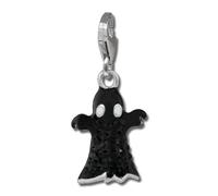 Silberdream Pendentif Femme Argent 925 Charm Noir Fantôme Zircone Gsc584s
