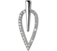 SilberDream Pendentif Feuille Zirconia blanc 925 Bijoux en argent SDH403W