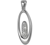 SilberDream Pendentif ovale 925 argent Bijoux de chaîne zircon blanc D2SDH406W
