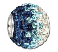 Silberdream Perle Blanche Turquoise Ice Zircone Argent 925 Femme Gsb006