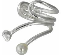 SilberDream Pince d'oreille dames argent ovale Ear Cuff Zirconia Boucles d'oreilles SDO8877J