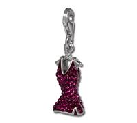 Silberdream Robe À Breloques Violette Zircone Argent 925 Pendentif À Breloque Pour Femme Gsc520v