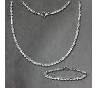 Silberdream Set Bijoux Conception Zircon Collier & Bracelet Femme 925er