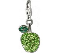 SilberDream vert Charm pomme zirconium argent Charms pendentif GSC201
