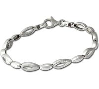 SilberDream Zirconia Bracelet Femme Goutte Argent 925 18,5cm Bijoux de marque de haute qualité idéal comme idée de cadeau pour un anniversaire de mariage D2SDA476W