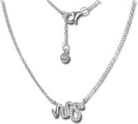 SilberDream Zirconia Collier 44cm 925 Argent Bijoux Serpent argent GSK400W