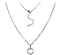 SilberDream Zirkonia Collier 45cm 925 Argent Femme Bijoux Cercle GSK410W