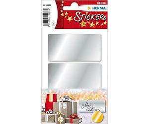 Silberetiketten 34 x 67 mm 3Bl 1Pack