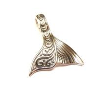 Silberschmuck - BG Pendentif en argent sterling en forme de queue de baleine pour plongeurs et défenseurs des animaux Unisexe