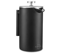 SILBERTHAL Cafetière à Piston Isotherme Inox 1L - Noir Mat