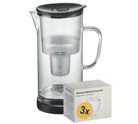 SILBERTHAL Carafe Filtrante 2,7L + 3 Cartouches | Compatible Maxtr eau pure pendant 3 mois