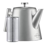 SILBERTHAL Théière Argentée avec Filtre Infuseur Amovible 1L