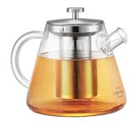 SILBERTHAL Théière en Verre avec Infuseur Amovible en Inox 1,5 L - pour thé en vrac, en sachet et fleurs de thé - Plaques Électriques et Gaz