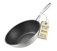 SILBERTHAL Wok Inox 28 cm - Induction - Antiadhésif