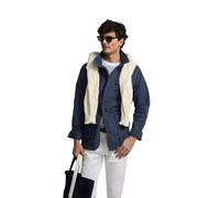 SILBON Patchs parka, bleu marine, S/3XL