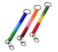 Silca 12748 Spirale en caoutchouc avec crochet avec anneau, 25 mm x 4,5 m, multicolore