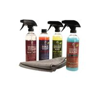 SILCA Collection Vélo SPA | Liquid Performance Cycle de lavage en 4 parties | nettoyant pour vélo sans eau en céramique SiO2 | biodégradable | serviette en microfibre bouteille de 16 oz