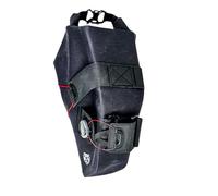 SILCA Grinta Roll Top Seat Pack | Capacité de stockage de 2 à 5 L | Construction étanche | Système de fixation de fermeture BOA | Conception sécurisée sans cliquetis