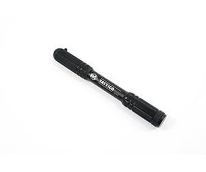 SILCA Mini-Pompe Tattico | Tuyau et mandrin intégrés | Presta/Schrader| Support pour Porte-Bouteille d'eau Inclus | Pompe à vélo compacte | Pompe à vélo portative