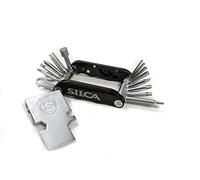 SILCA Outil multifonction VENTI | 20 outils de conception minimaliste |barres latérales en aluminium avec stockage magnétique Master Link | HEX/TORX/PHILLIPS/brise-chaîne