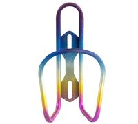 SILCA Porte-bidon Sicuro en Titane | Cages pour vélo avec réglage Avant/arrière de 21 mm | Plus léger Que l'acier et Plus résistant Que Le Carbone et l'alliage 30 g | Arc-en-Ciel