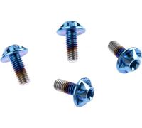 SILCA skrutka 6Al/4V Titanium, balenie 4 kusov, M5 x 12 aqua ano