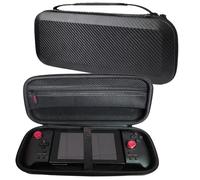 SILCOSTAR Coque pour Hori Split Pad Pro - Étui de voyage rigide avec poignée compatible avec Hori Nintendo Switch/Switch OLED Split Pad Pro, fente pour cartouche de jeu Sport 40, étui de transport