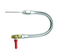 Sileduove Aiguille à air en acier inoxydable, buse à jet d'eau, pointe de pulvérisation de refroidissement pour machines de nettoyage haute pression, construction compacte, convient pour pompes