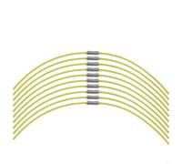 Sileduove Bosch F016800174 Lot de 10 fils de débroussailleuse 3,5 mm x 23 cm pour ART 23 Combitrim, compatible avec Decker GL680 GL685 GL686 GL687 GL690