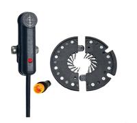 Sileduove Capteur PAS DH12L pour vélo électrique - Double hall - Assistance à 12 aimants - Installation rapide - Étanche - 3 broches - Fil de 80 cm pour conversion de vélo électrique - Boîtier ABS