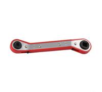 Sileduove liquet carrée à double tête pour l'entretien de la climatisation et de la climatisation n acier au carbone plaqué chrome avec ouvertures de 6,35 mm, 0,9 cm, 5/16 po, outil
