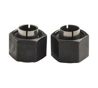 Sileduove Collet, mandrin, écrou, pince de défonceuse et écrous, pièces de rechange, tailles 12 mm, construction métallique, installation facile, compatible avec DW6214 DW616 DW618,