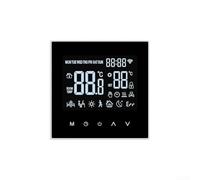 Sileduove Contrôleur de chauffe-eau WiFi pour Tuya avec grand écran tactile rétroéclairé, prise en charge vocale, modes manuels et automatiques pour contrôle de chauffage personnalisé (3 A)