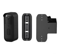 Sileduove Couvercle de sonnette vidéo sans perçage, pour plaque arrière en plastique antivol Blink 2e génération, pour un montage extérieur sûr, sans perçage (A)