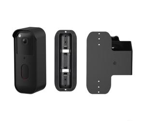 Sileduove Couvercle de sonnette vidéo sans perçage, pour plaque arrière en plastique antivol Blink 2e génération, pour un montage extérieur sûr, sans perçage (A)
