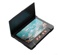 Sileduove Détecteur de profondeur de poisson LCD 7" avec écran 3000 nit, détecteur de poissons visuel sous-marin pour les amateurs de pêche, batterie 10 000 mAh