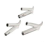 Sileduove Embout de buse de soudage, buse en forme de Y, tête de souffleur d'air chaud, ensemble d'outils de soudage en plastique, résistance aux hautes températures, construction robuste, tailles 4/5