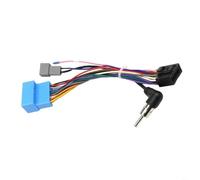 Sileduove Faisceau de câblage adaptateur autoradio 16 broches vers 20 broches Interface audio câble pour Honda 2000-2007 pour Suzuki 2000-2007 Installation rapide Matériau ABS Bleu
