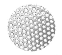 Sileduove Filtre d'évier pour trou de douche, attrape-cheveux, maille en acier inoxydable, filtre de vidange pour salle de bain, anti-obstruction, maille de cheveux avec perforation (A-4 cm)