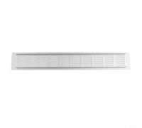 Sileduove Grille d'aération pour armoire à chaussures, polie pour surface, facile à installer, construction en alliage d'aluminium, taille rectangulaire 60 mm pour (60 x 400 mm)