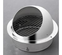 Sileduove Grille de ventilation en acier inoxydable 304, hotte d'échappement, bouchon résistant aux intempéries, grille d'aération murale, construction dense épaisse, protection contre les insectes