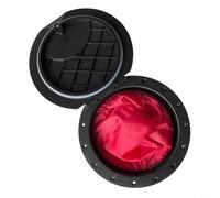 Sileduove Housse de trappe de kayak, sac de rangement pour pont, couvercle de compartiment rond, accessoire de kayak, construction en ABS résistant à l'usure, design facile à installer, diamètre de 28