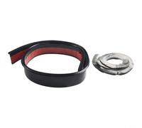 Sileduove Joint de bas de porte, joint à brosse, bande d'isolation acoustique, bande d'étanchéité en TPE pour portes intérieures et extérieures, coupe-vent, anti-poussière, design double face, 100 cm