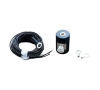 Sileduove Kit de base d'antenne radio amateur filetage M10 Connecteur SO239 avec tige de terre pour station de radio QRP à ondes courtes (noir + grille)