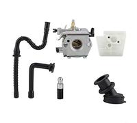 Sileduove Kit de carburateur, filtre à air, tuyau de carburant, pièces de tronçonneuse pour 024 026 MS240 MS260 Wt194, construction en métal robuste, pour une installation facile, construction en